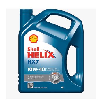 Óleo De Motor Diesel Gasolina Shell  Helix HX7 10W-40 SL PLUS 4L
