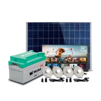 Kit Solar TV 32'' MySol 120W