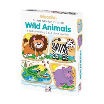 Jogo Educativo RGS Wild Animals, 6 pcs