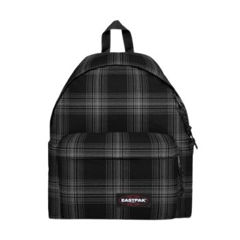 Mochila Eastpak Padded Pak'r Checked, Cinza Xadrez