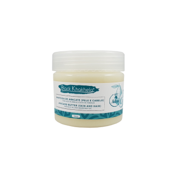 Manteiga de Abacate 100% natural da Black Khakhela para Pele e Cabelo, 150 ml