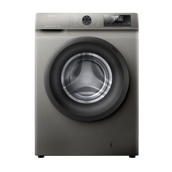 Máquina Lavar Roupa Hisense 9Kg Steam Front Loading WFQP9012VMT, Titanium