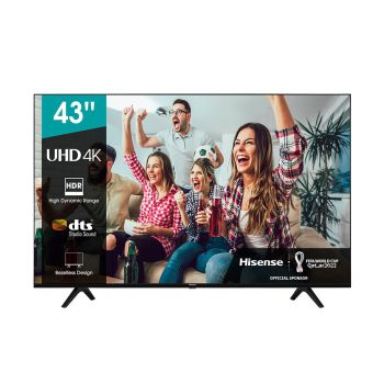 Televisor Hisense 43" Smart 4K UHD, 43A6N