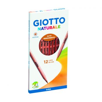 Lápis de Cor GIOTTO Naturale, 12 Cores