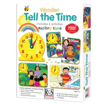 Jogo Educativo RGS Tell the Time, 6 pcs