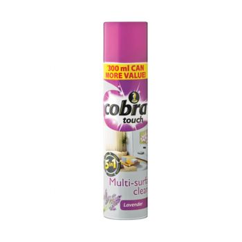 MultiSuperfície Cobra Touch Lavender, 300 ml