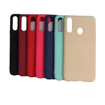 Capa Silicone Samsung Galaxy A20s, V rias Cores-Vermelho