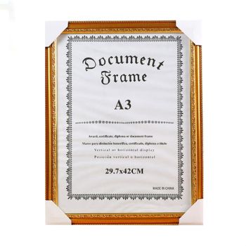 Moldura A3 Quadro Fotografia Certificado