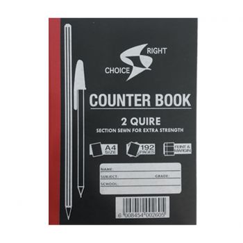 Caderno Pautado Counter Book Capa Dura A4 192 Páginas