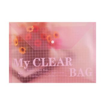 Pasta de Arquivo Plástica, Rosa