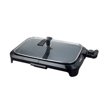Grelhador Eléctrico SMART 46*26 1600W Plano Com Tampa