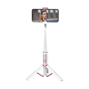 Estabilizador Selfie Stick Joyroom JR-Oth-AB202 Sem Fio, Branco