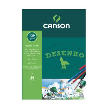 Bloco de Desenho Canson 120 g, Tamanhos Variados