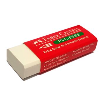 Borracha Faber Castell, Media