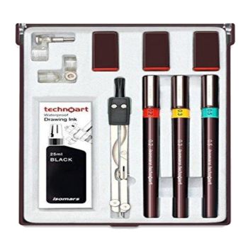 Estojo de Canetas Estilográficas Isomars, 4 Pcs