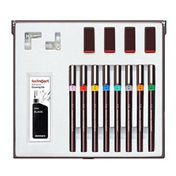 Estojo de Canetas Estilográficas Isomars, 8 Pcs