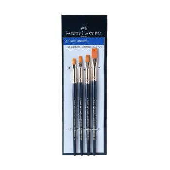 Estojo de Pincéis Faber Castell, 4 un
