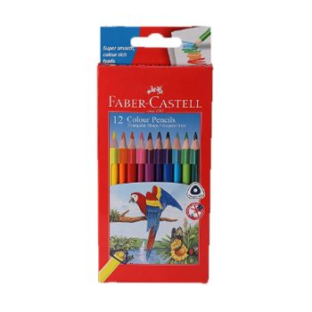 L&aacute;pis de Cor Faber Castell, 12 Cores