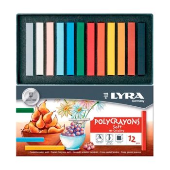 Pastel Seco Lyra, 12 Cores