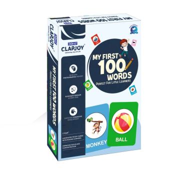 Cartões Educativos “My First 100 Words” Doms Clapjoy