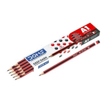 Lápis HB2 DOMS A1 Profundo Escuro, 12 un