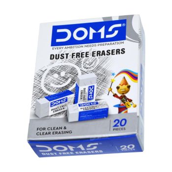 Borracha Dust Free DOMS, 20 un
