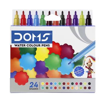 Canetas Aguarela DOMS Mini Water Colour, 24 Cores