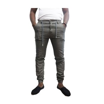 Calças Joggers de Linho AIIZ, Coffee