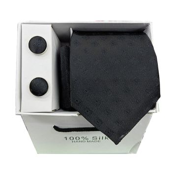 Gravata Xadrez Quadr cula, Preto/Branco