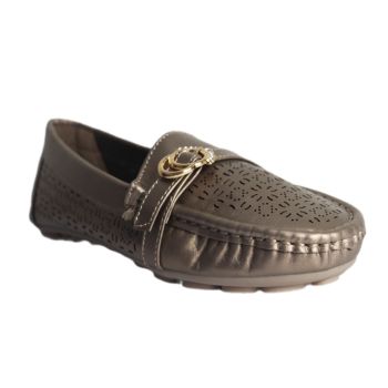 Sapatos Mocassins Femininos AIIZ, Gun