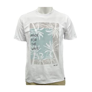 Camiseta Masculina AIIZ Made For the Wave, Branca