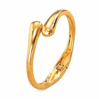 Pulseira Dourada Gota Minimal, Dourado