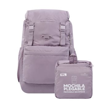 Mochila Totto Dobrável Colapse, Roxo