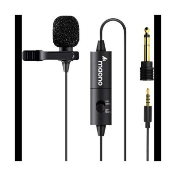 Maono Lavalier Microphone AU-100,Preto