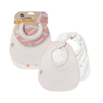 Conjunto de Babete Infantil Tomme Tippee 0+, Branco