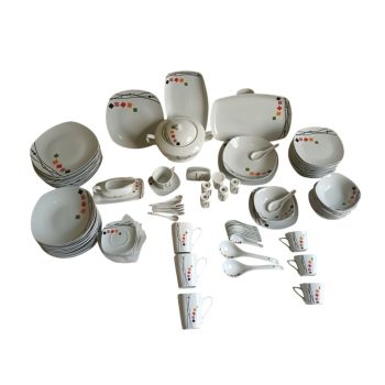 Jogo de Jantar para 12 Pessoas, 120 Peças