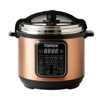 Panela de Press&atilde;o El&eacute;trica TOPDix Inox, 8L