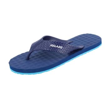 Chinelos Masculinos Relaxo, Navy Aqua