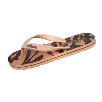 Chinelos Masculinos Bahamas Beige Brown