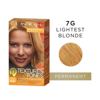 Tintas Clairol sem Amónio para Cabelos com Textura, 7G Loiro Claro