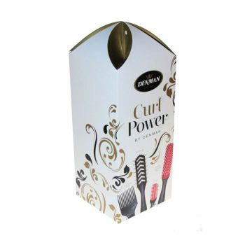 Kit de Escovas e Pentes Denman para Cachos Poderosos, 4 un