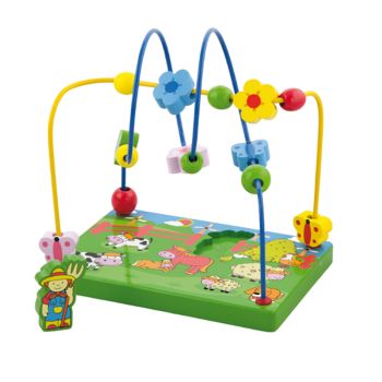 Brinquedo Educativo Viga Wire Beads, Multicolor