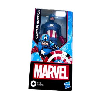 Boneco Infantil  Super Herói Marvel, Capitão America 4+