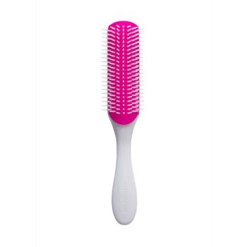 Escova Média Denman D3 Kyoto - Denman Medium Styling Brush Kyoto Cherry Blossom, Branca e Rosa