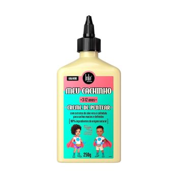 Creme de Pentear Infantil Lola Cosmetics 3 - 12 Anos Extratos de Aloe Vera e Calêndula, 250g