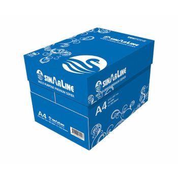 Caixa de Papel A4 Sinerline 80gm-1x5 Resmas