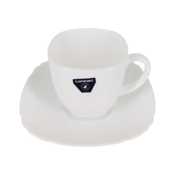 Chavenas Chá Branco Carine Lotusia Luminarc 220 ml, 6 Un