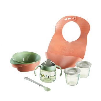 Kit de Alimentação Infantil Tomme Tippee 4+, Verde