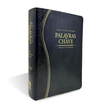 Bíblia de Estudo Palavras-Chave Luxo Preta (Clássica)