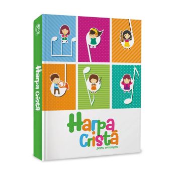 Harpa Cristã Popular Média para Crianças(Capa Notas Musicais)